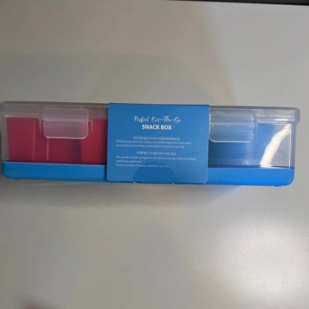 Cook With Color ABC Snack Box On-The-Go 3 Compartment Divided Tray BTCTG2‎ NEW